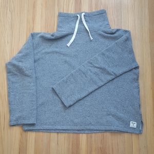 Like new roots cozy funnel neck grey sweater